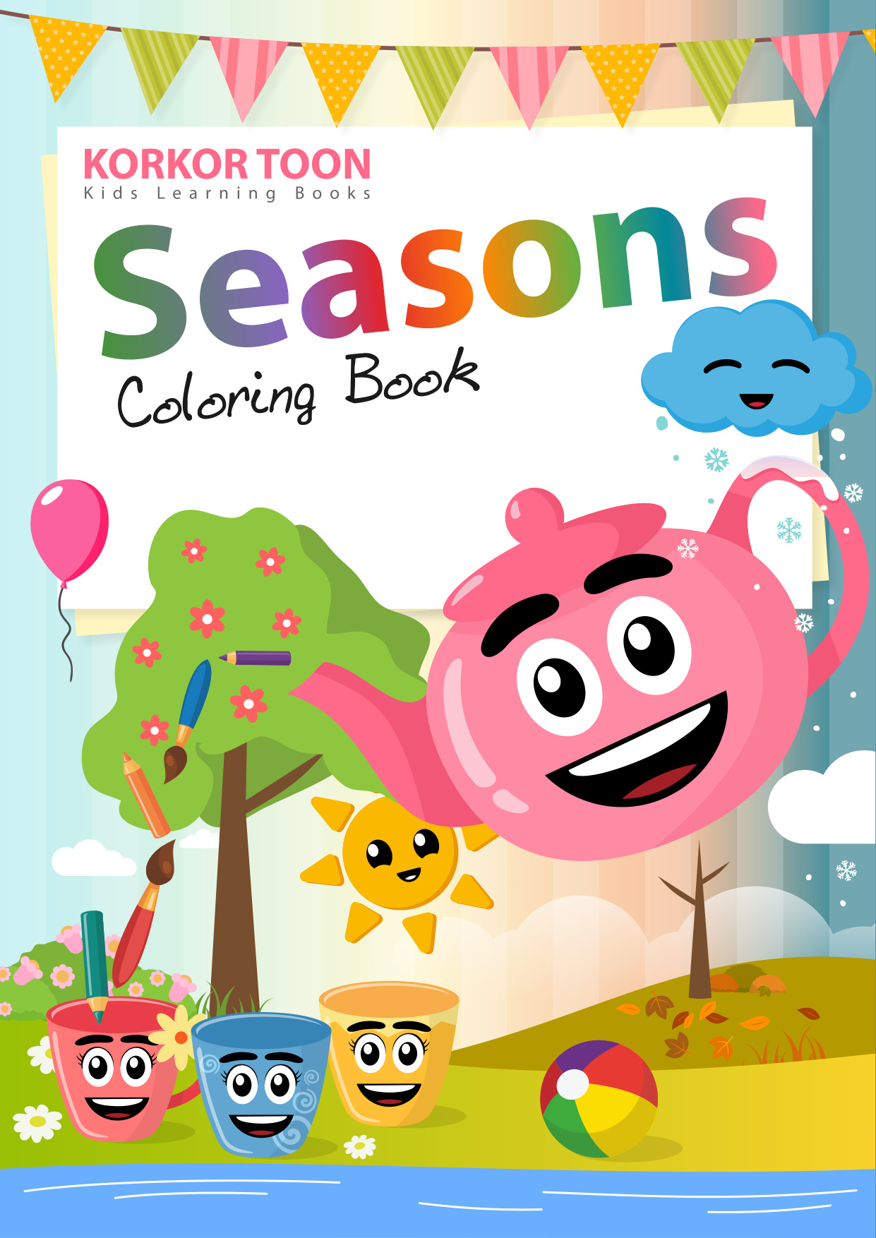 Предварительный просмотр раскраски Раскраска Four Seasons Pdf